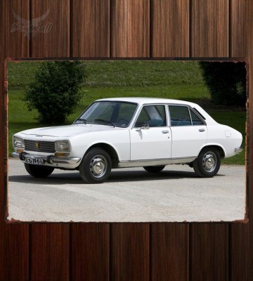 Металлическая табличка Peugeot 504